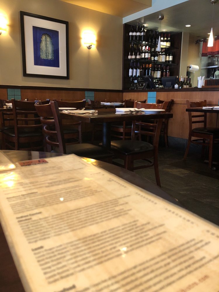 Customers dining inside Garden Indian Restaurant